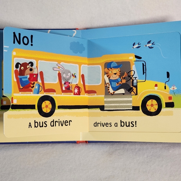 Randomhouse Kids, Does Firefighter Fly A Rocket? Lift The Flap Book. - Picture 3 of 6